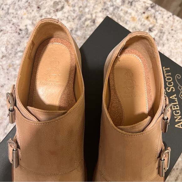 The Office of Angela Scott Mr. Colin Monkstrap Loafers Leather Shoes size 36.5 - Picture 8 of 13